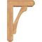 Ekena Millwork Legacy Craftsman Smooth Bracket w/ Offset Brace, Western Red Cedar, 5 1/2"W x 16"D x 24"H BKT0604X16X24LEC04SWR - alternate 4